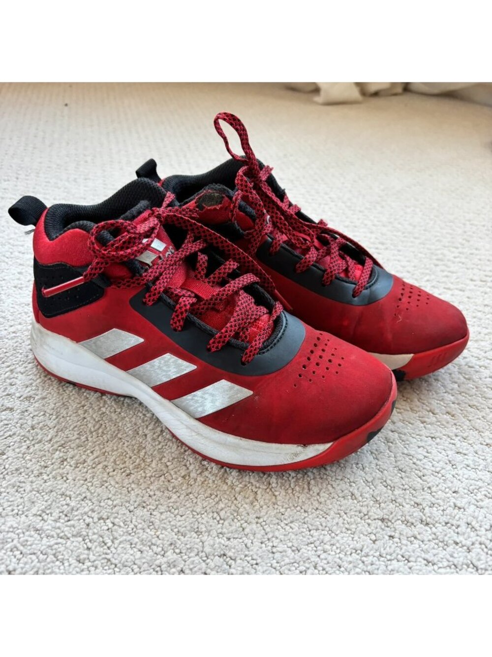 Adidas kids Red Cross em up 5 basketball shoes
